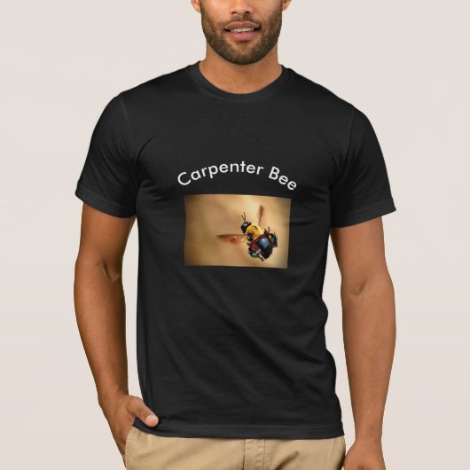 Carpenter Bee: T-shirt (donker) (Voorkant)