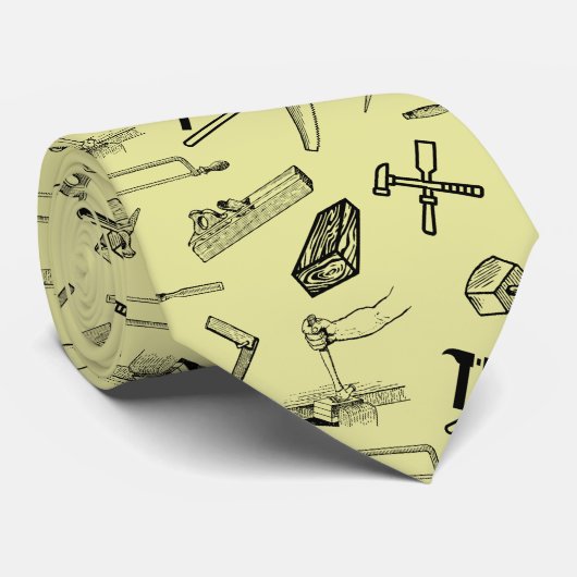 Carpenter beroep Papa Stropdas (Opgerold)