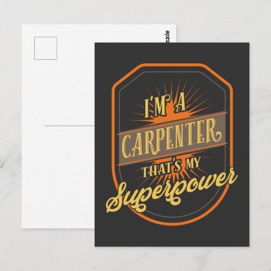 Carpenter Briefkaart (Voorkant / Achterkant)