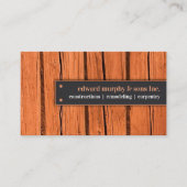 Carpenter Business Card Template Visitekaartje (Voorkant)