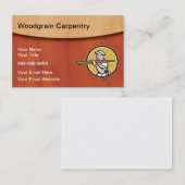Carpenter Carpentry Visitekaartje (Voorkant / Achterkant)
