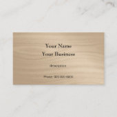 Carpenter Construction Handyman Wood Grain Visitekaartje (Voorkant)