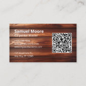 Carpenter Design Steekproefideeën Visitekaartje (Voorkant)