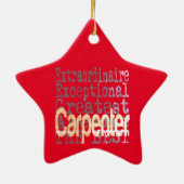 Carpenter Extraordinaire Keramisch Ornament (Achterkant)