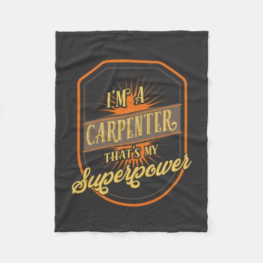 Carpenter Fleece Deken (Voorkant)