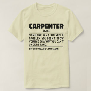 Carpenter Funny Wood Cutting Houtwerker Cadeau T-shirt