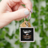Carpenter geschoolde arbeid is niet goedkoop overs sleutelhanger (Hand)