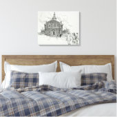 Carpenter Hall Philadelphia Canvas Afdruk (Insitu (Slaapkamer))