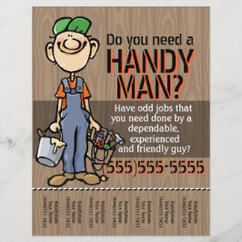 Carpenter Handyman Plumber Painter verdient geld Flyer