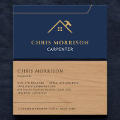 Carpenter Home Carpentry Construction Visitekaartje
