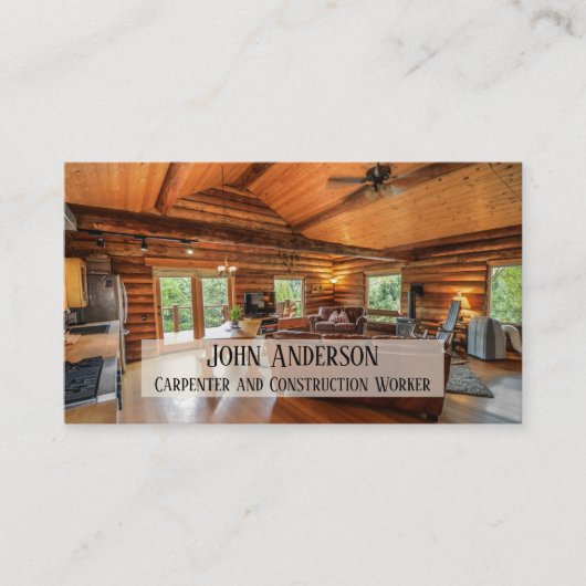 Carpenter Home Remodeling Visitekaartje (Voorkant)