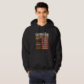 Carpenter Hourly Rate Father's Day Carpenter Hoodie (Voorkant volledig)