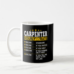 Carpenter Hourly Rate Funny Woodworkor Rates Koffiemok