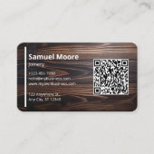 Carpenter houtbewerking Joinery Bezoek Visitekaartje (Voorkant)