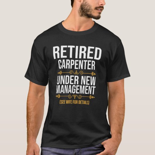 Carpenter in ruste onder nieuw beheer t-shirt (Voorkant)