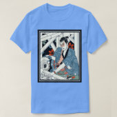 Carpenter Japans Samurai Warrior Armor Sword Fig T-shirt (Design voorkant)