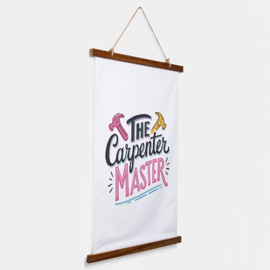 Carpenter job master hangend wandkleed (Gebogen)