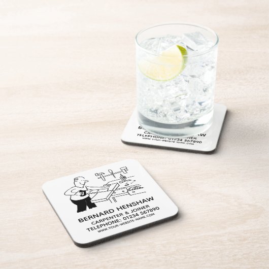 Carpenter & Joiner Beverage Coaster Bier Onderzetter (Rechterzijde)