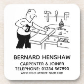 Carpenter & Joiner Beverage Coaster Bier Onderzetter (Voorkant)