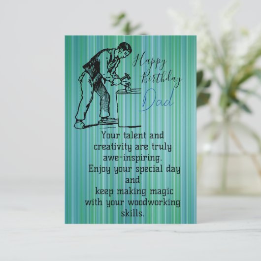 Carpenter Kaart (Staand voorkant)