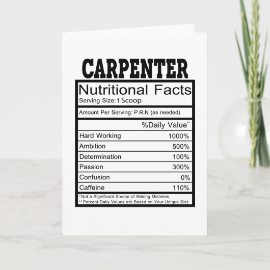 Carpenter Kaart (Voorkant)