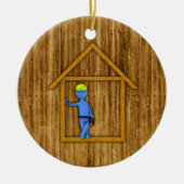 Carpenter Keramisch Ornament (Voorkant)