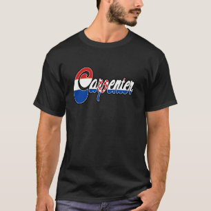 Carpenter Kroatisch  Erfgoed DNA Vlag T-shirt