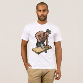 Carpenter Mannen T-Shirt (Voorkant volledig)