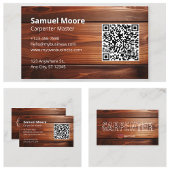 Carpenter Master Design houtbewerking professional Visitekaartje