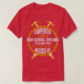 Carpenter met een middelbaar diploma Essential TS T-shirt (Design voorkant)