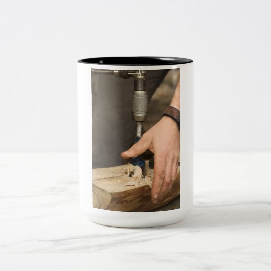 Carpenter-Mok Tweekleurige Koffiemok (Center)