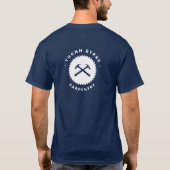 Carpenter Multiplex Constructie Marine Blauw T-shirt (Achterkant)