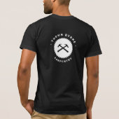 Carpenter multiplex constructie zwart t-shirt (Achterkant)