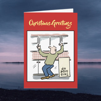 Carpenter- of Joiner-kerstkaart Feestdagen Kaart