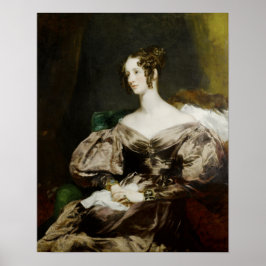 Carpenter - portret van Harriet countess Howe Poster