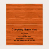 Carpenter Professional Business Visitekaartje (Buitenkant ongevouwen)