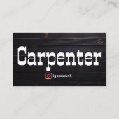 Carpenter QR-code Visitekaartje (Achterkant)