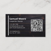 Carpenter QR-code Visitekaartje (Voorkant)