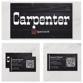Carpenter QR-code Visitekaartje