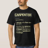 Carpenter Real American Definition T-shirt (Voorkant)