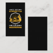 Carpenter Retirement Plan Vader Vader Visitekaartje (Voorkant / Achterkant)