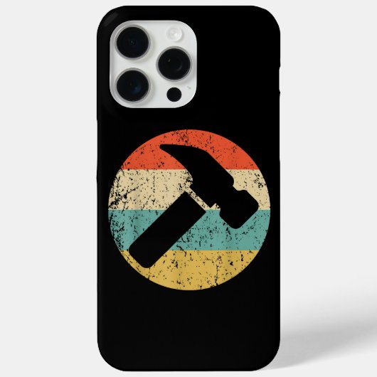 Carpenter  Retro Hammer Case-Mate iPhone Case (Achterkant)