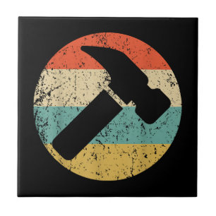 Carpenter Retro Hammer Tegeltje