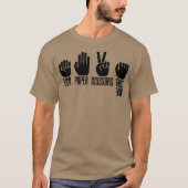 Carpenter Rock Paper Scisser Table Saw Gift T-shirt (Voorkant)