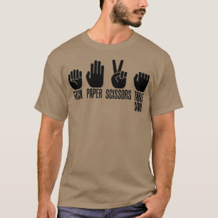Carpenter Rock Paper Scisser Table Saw Gift T-shirt