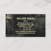 Carpenter Rustic Visitekaartje (Achterkant)