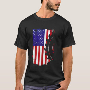Carpenter Sawsel 4 juli voor Mannen van houtbewerk T-shirt
