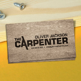 Carpenter Services coole logo-tekst Visitekaartje