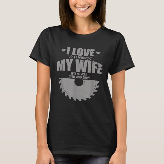 Carpenter Shirt Funny Wood Working Gift T- (Voorkant)