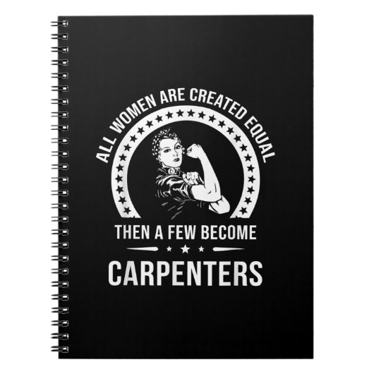 Carpenter Shirt voor vrouwen Notitieboek (Voorkant)